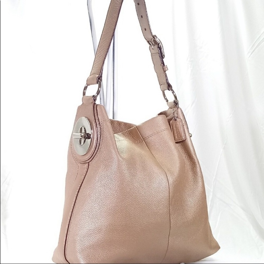 Coach new leather hobo bag
